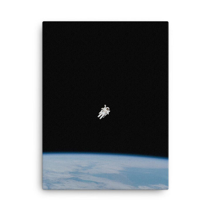 Astronaut im Weltraum - Leinwand 30x41 cm artlia