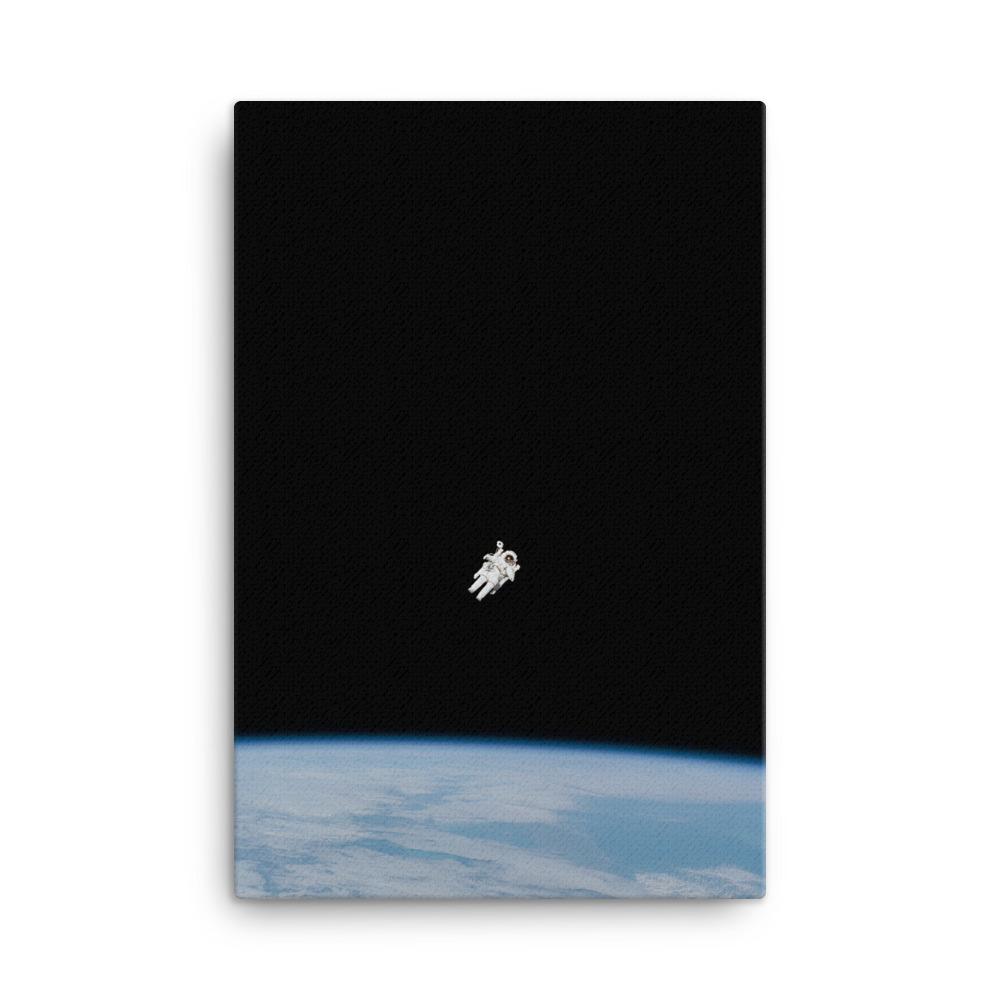 Astronaut im Weltraum - Leinwand 61x91 cm artlia