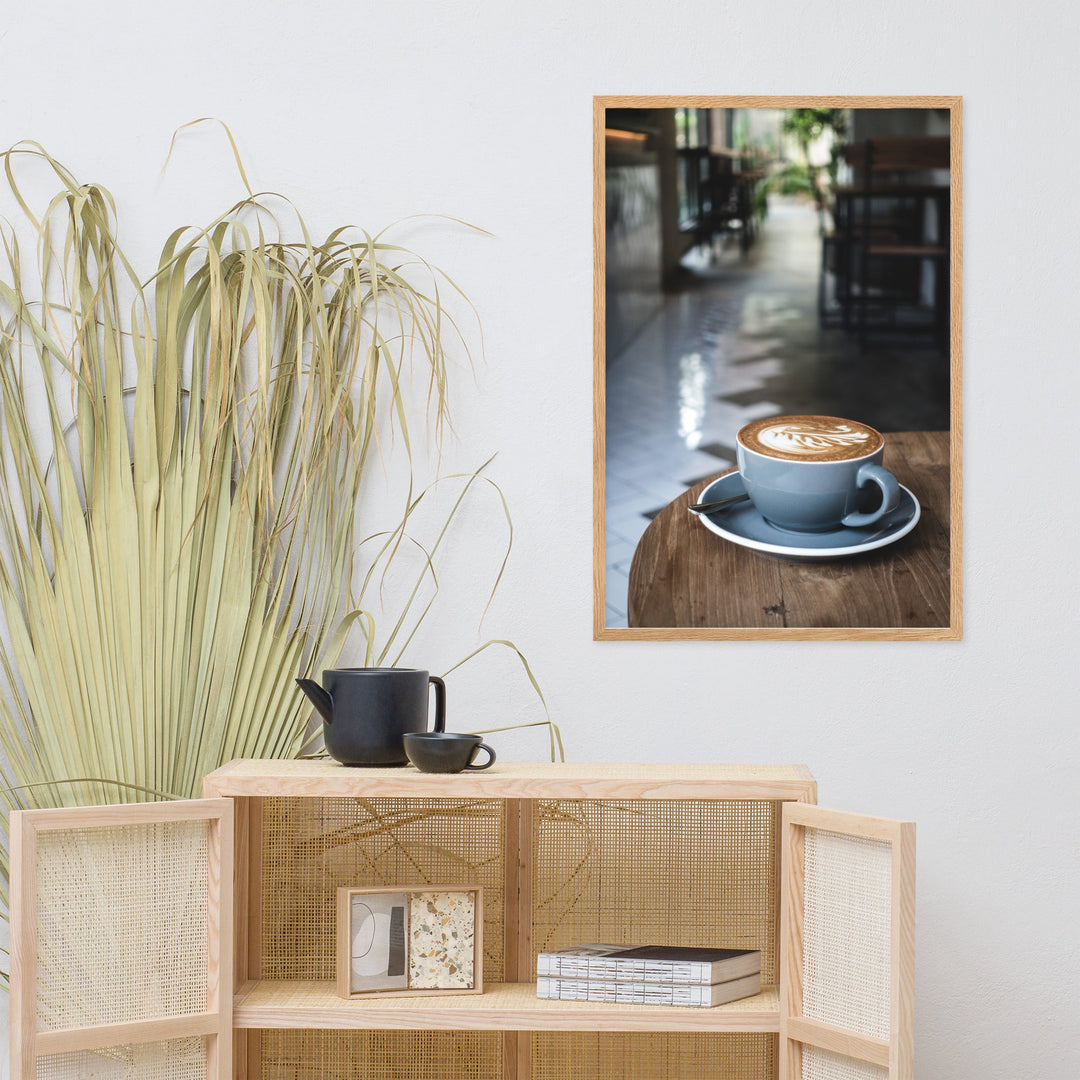 Cappuccino in Café - Poster artlia