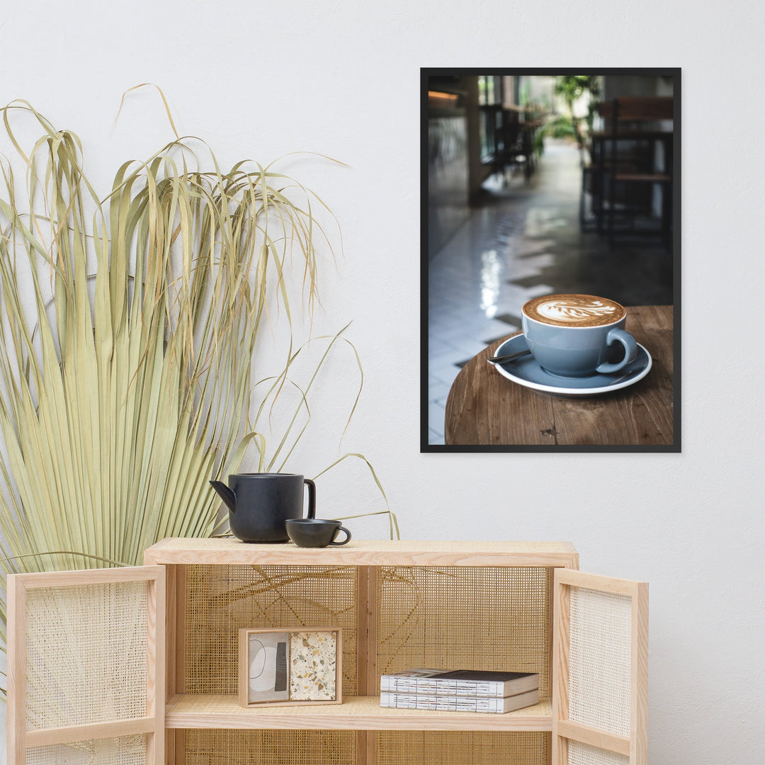Cappuccino in Café - Poster artlia
