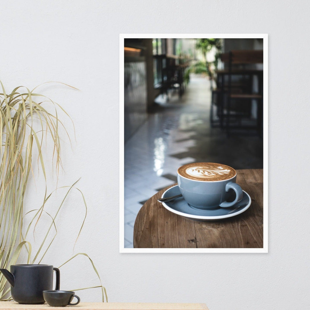 Cappuccino in Café - Poster artlia