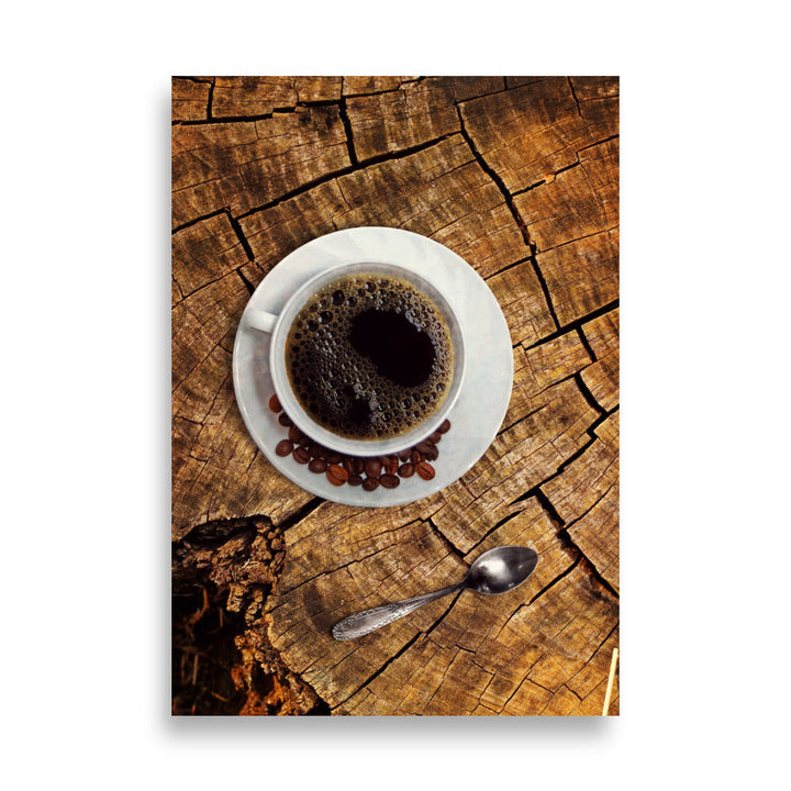 Café in nature - Poster 70×100 cm artlia