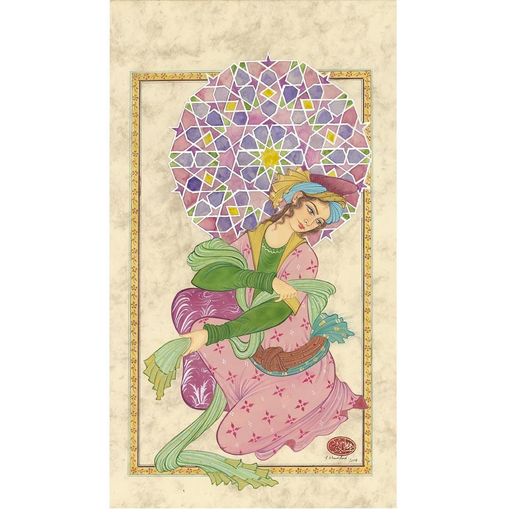 Die Persische Dame - Kunstwerk artlia