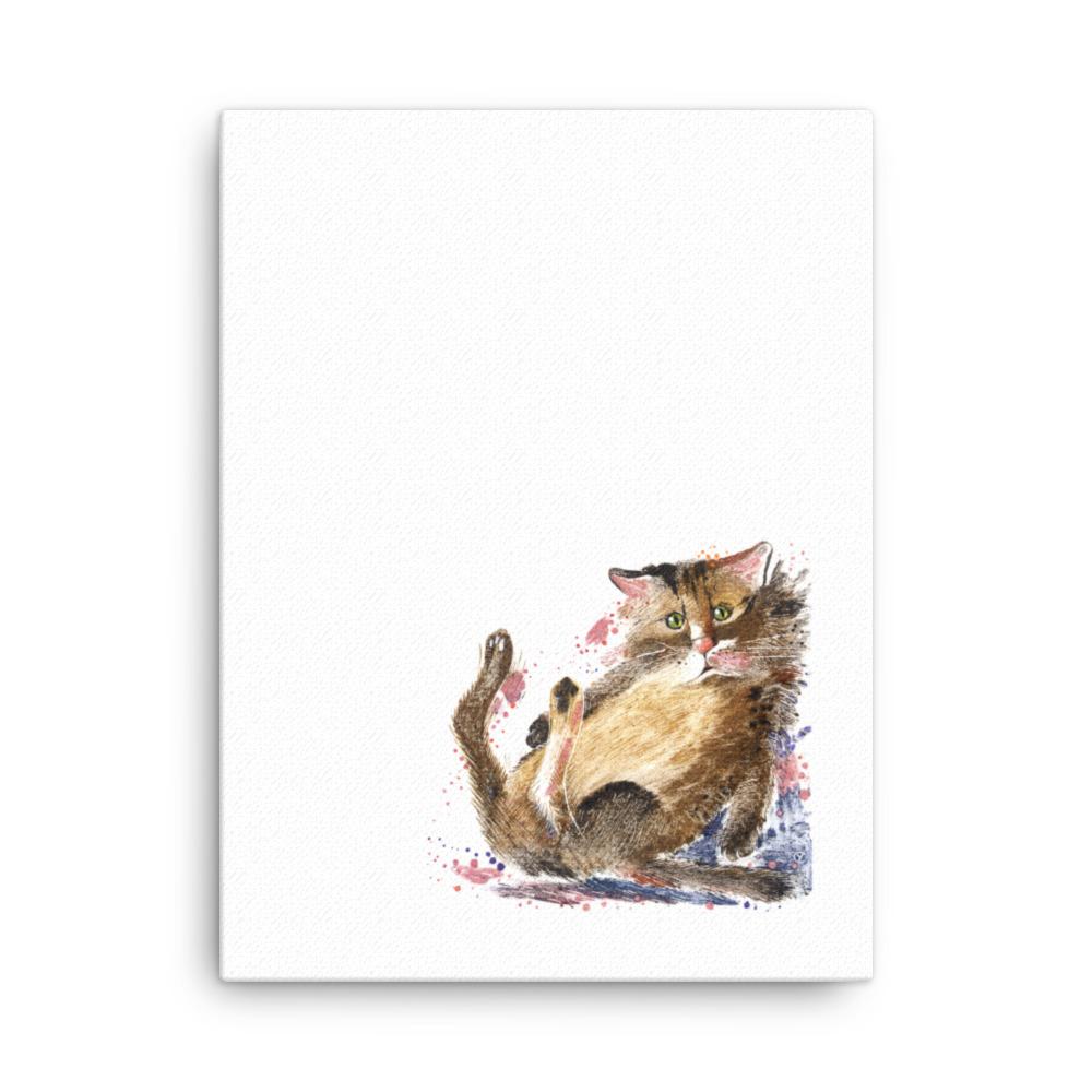 Dom Katze - Leinwand 30x41 cm artlia