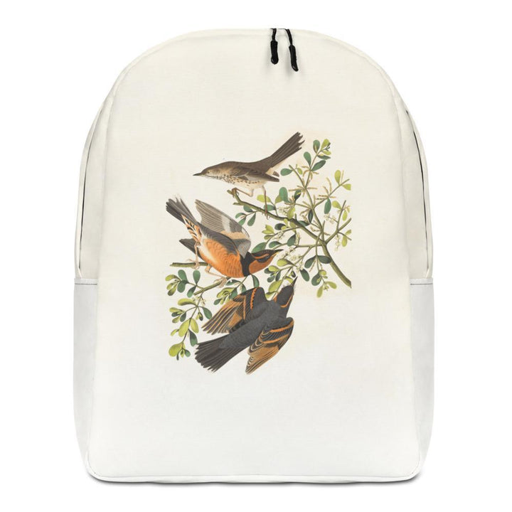 Drei Vögel auf Ästen - Rucksack artlia