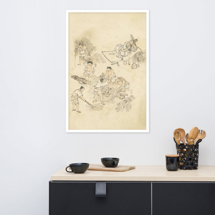 Dreschen, Kim Hong-do - Poster artlia