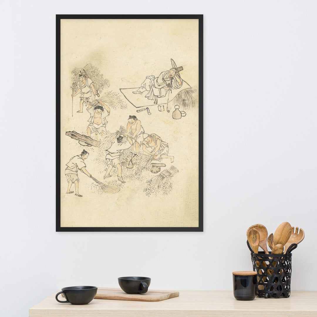 Dreschen, Kim Hong-do - Poster artlia