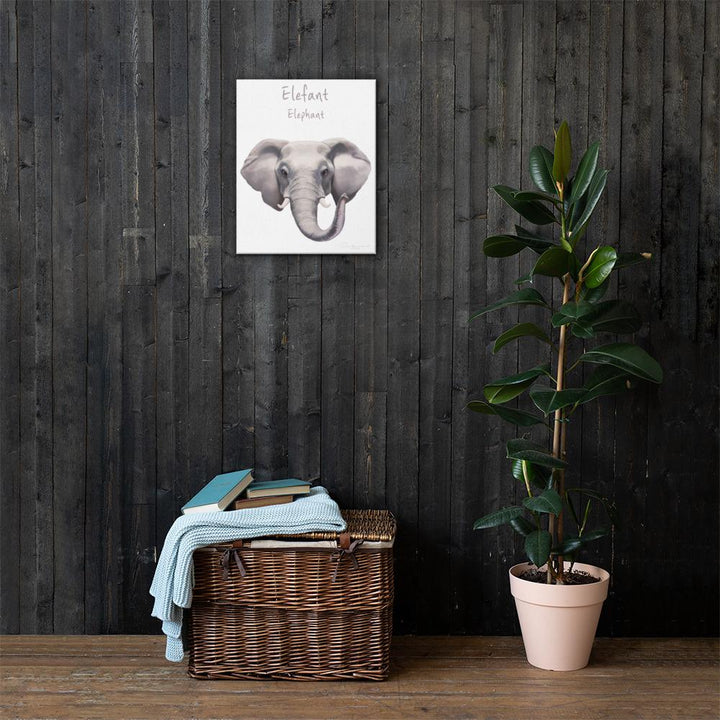 Elefant - Leinwand 41x51 cm artlia