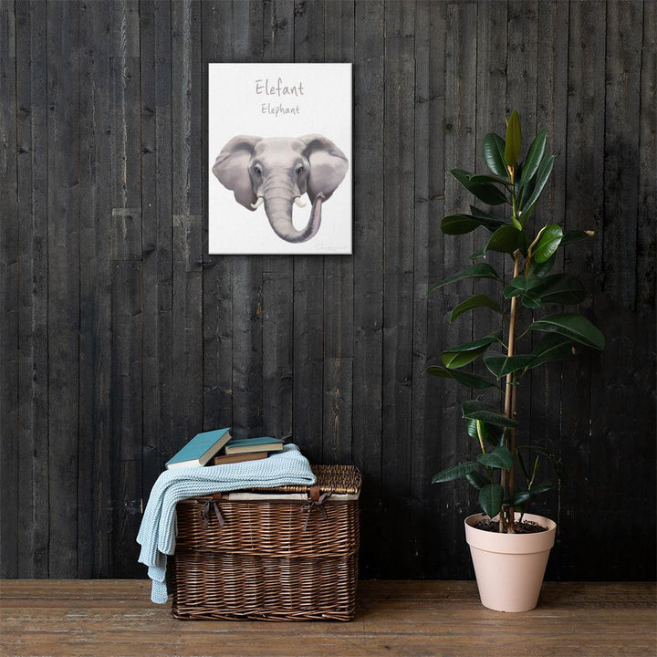 Elefant - Leinwand 46x61 cm artlia