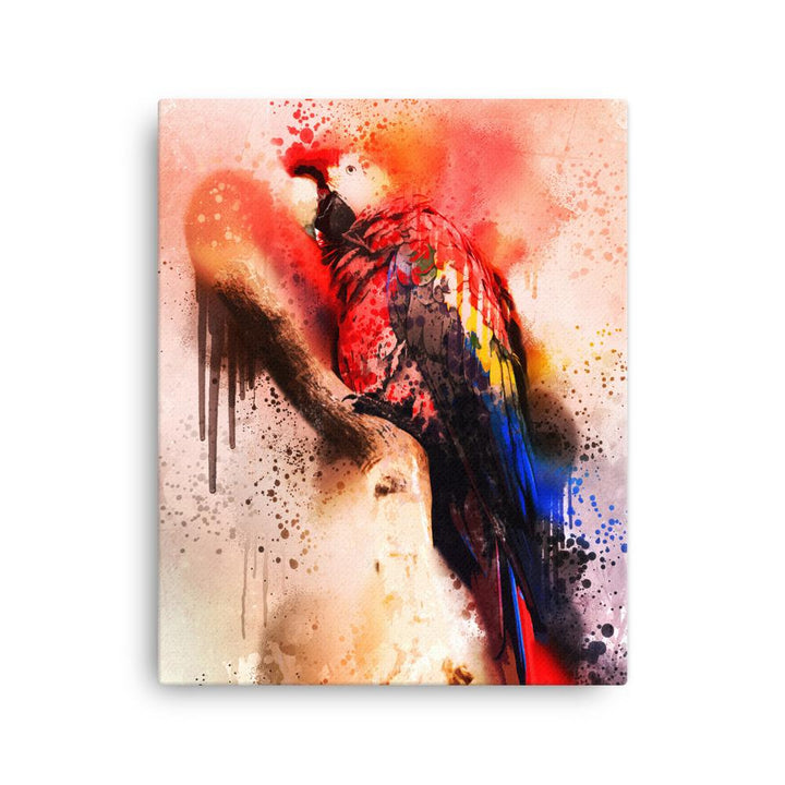 Fantasie Papagei - Leinwand 41x51 cm artlia
