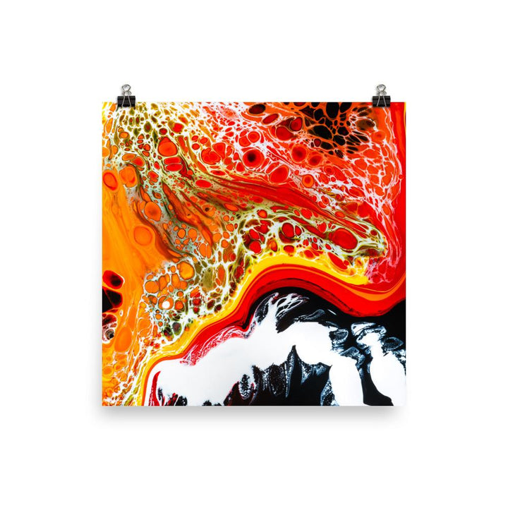 Fractal Abstract 10 - Poster 25x25 cm artlia