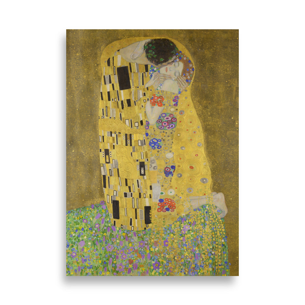 Gustav Klimt, Der Kuss - Poster 21×30 cm artlia