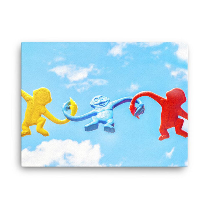 Himmlisches Teamwork - Leinwand artlia