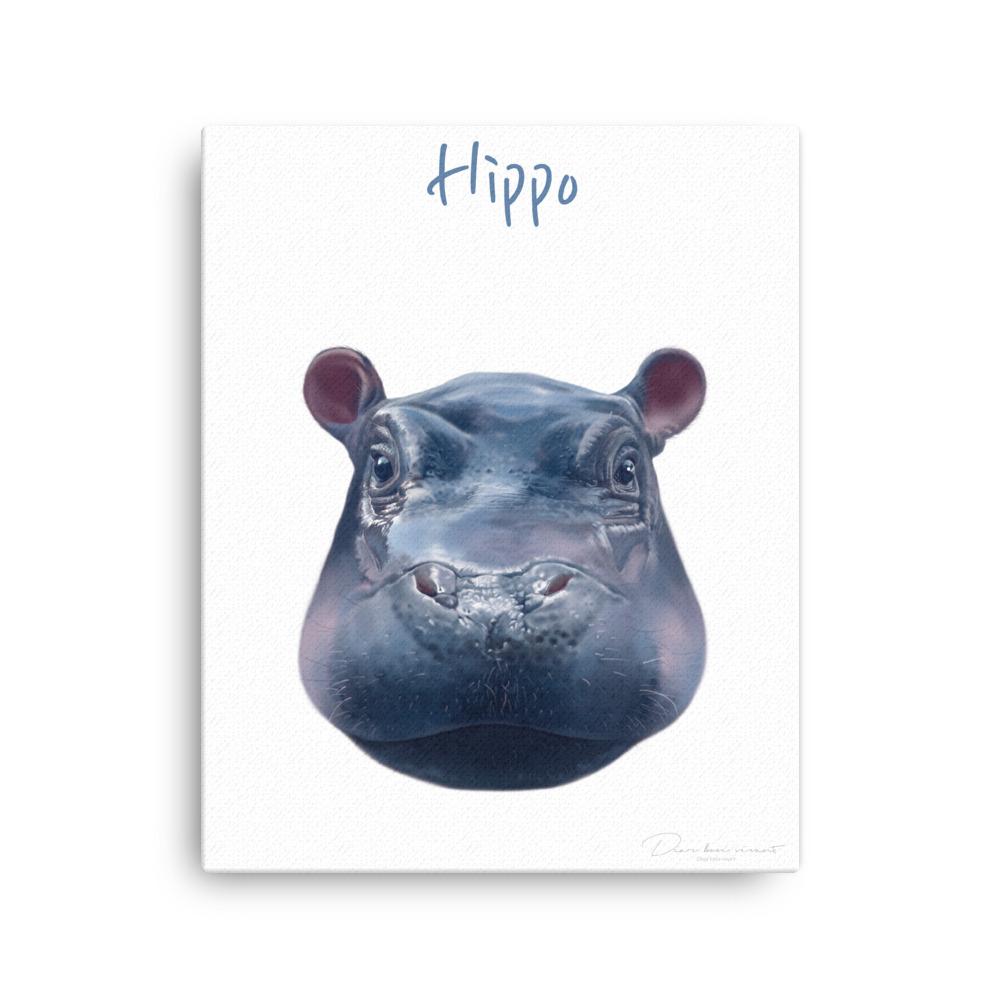 Hippo - Leinwand 41x51 cm artlia