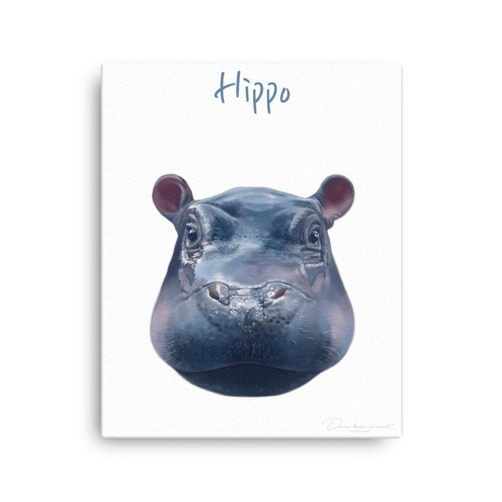 Hippo - Leinwand 41x51 cm artlia