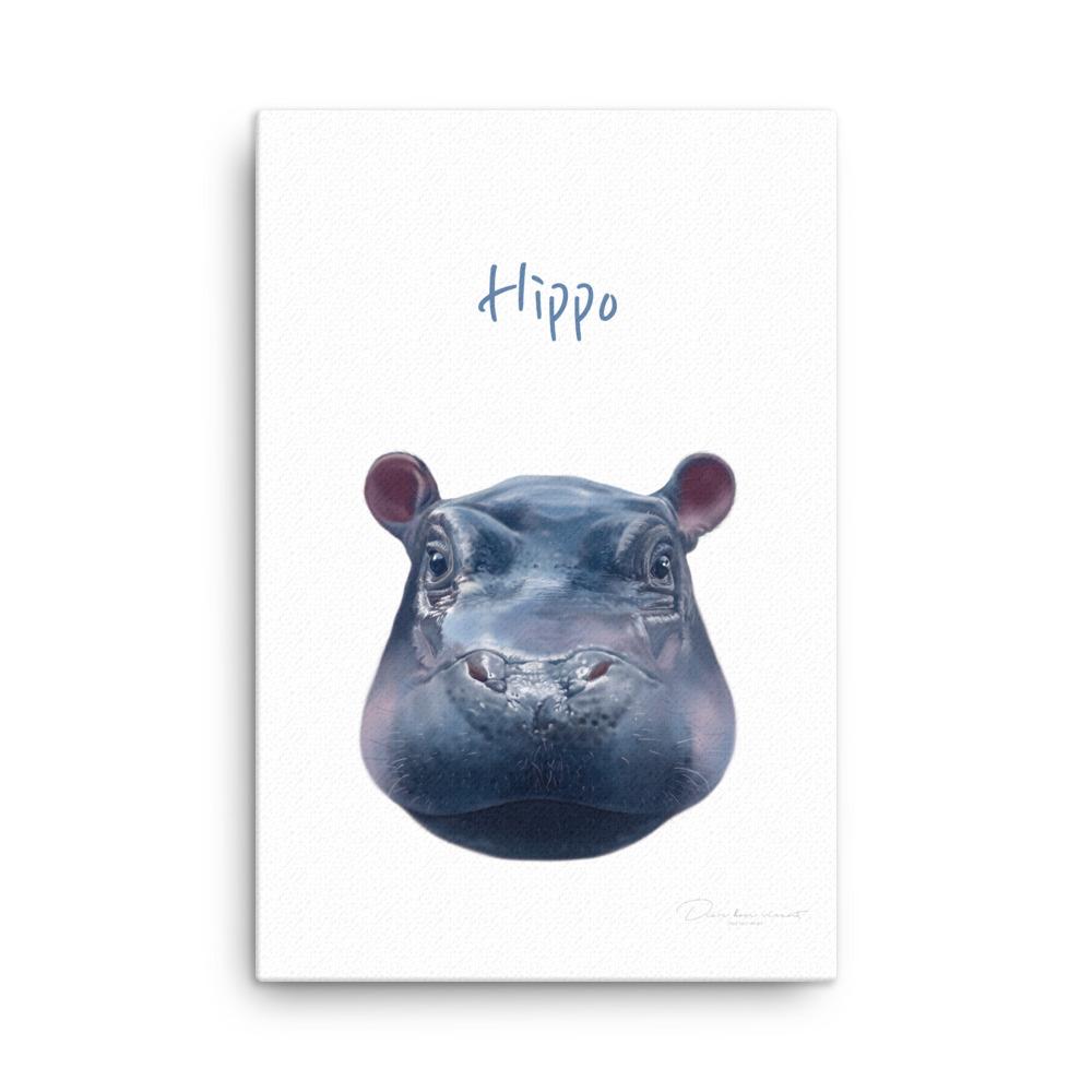 Hippo - Leinwand 61x91 cm artlia