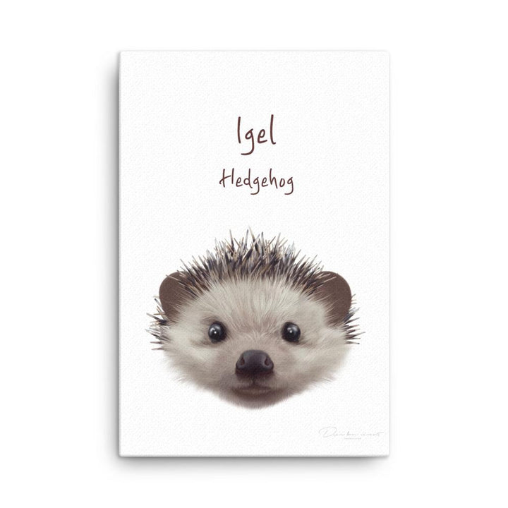 Igel - Leinwand 61x91 cm artlia