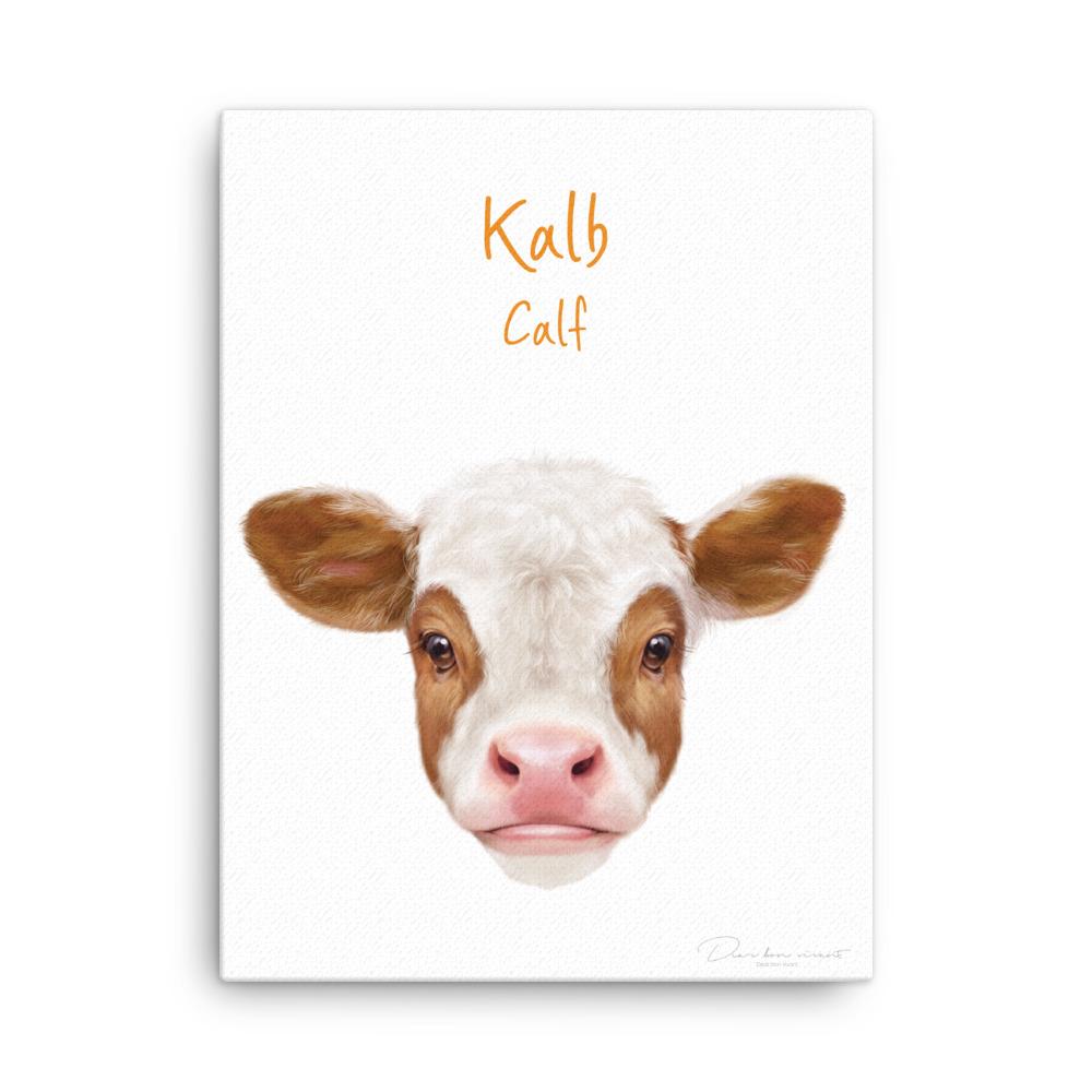 Kalb - Leinwand 30x41 cm artlia