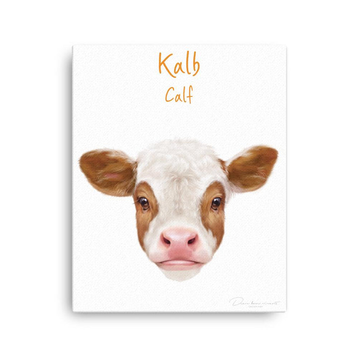 Kalb - Leinwand 41x51 cm artlia