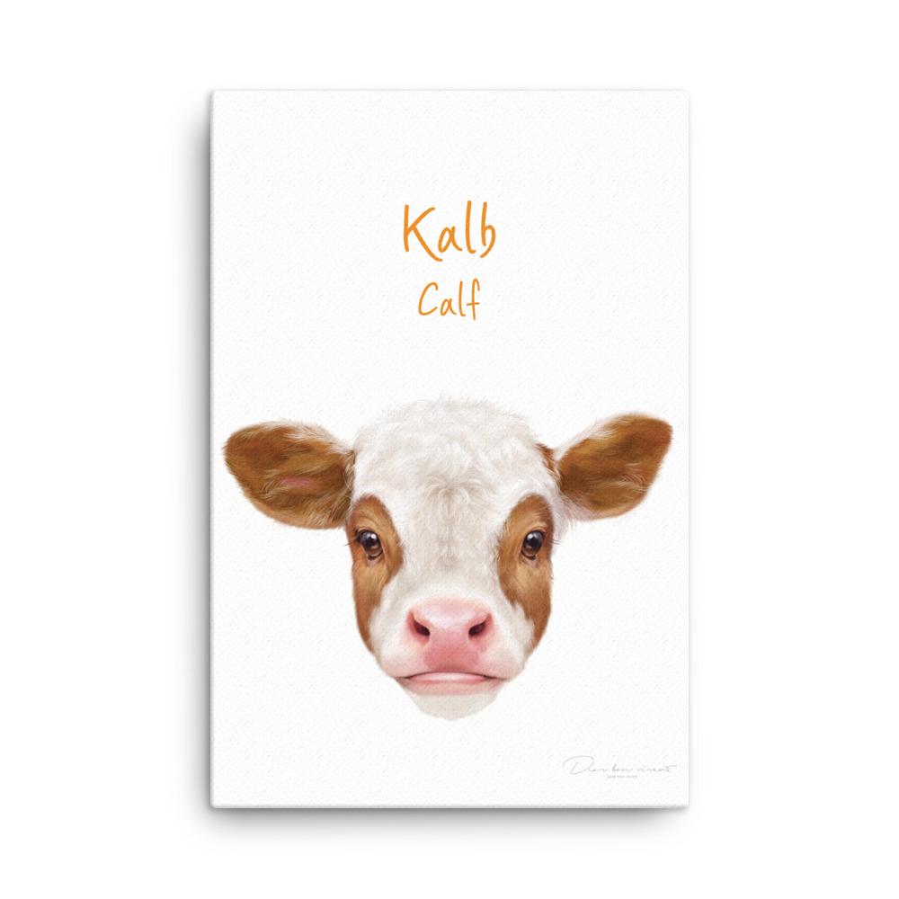 Kalb - Leinwand 61x91 cm artlia