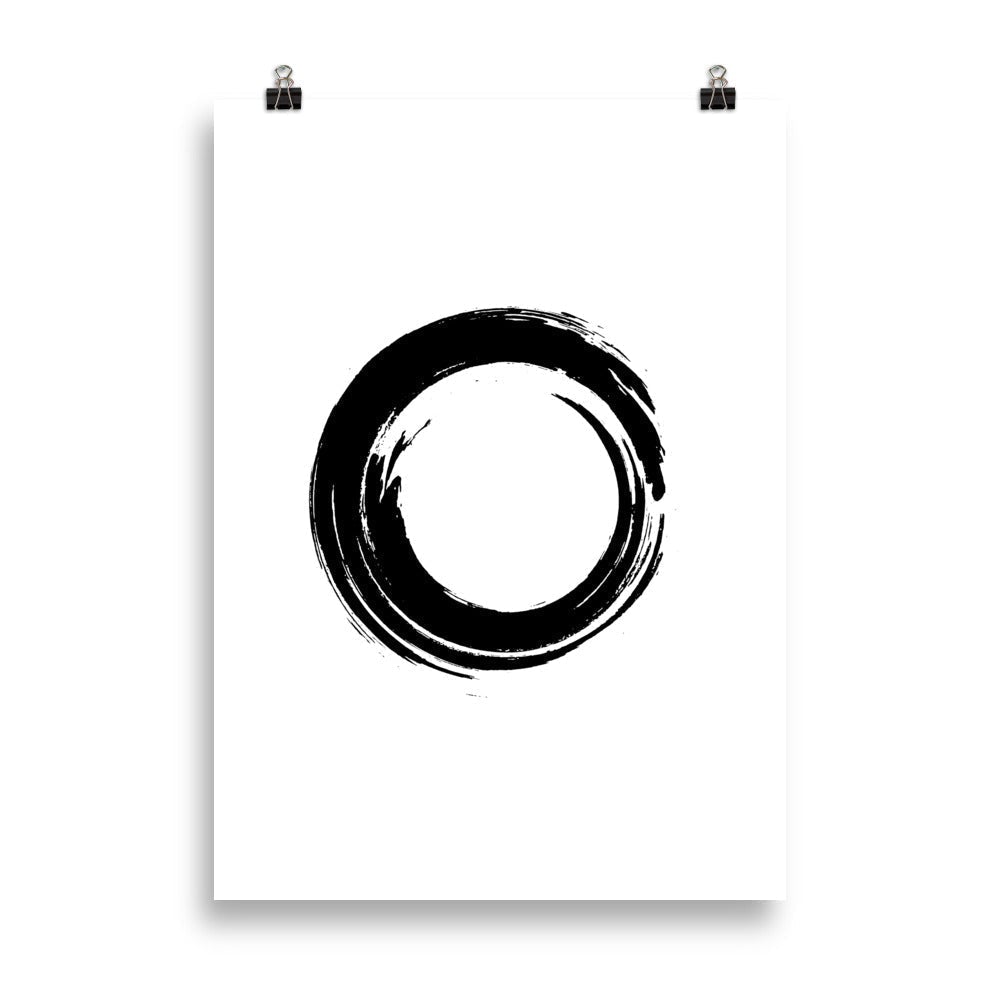 Koreanische Kaligraphie der Kreis - Poster 21×30 cm artlia