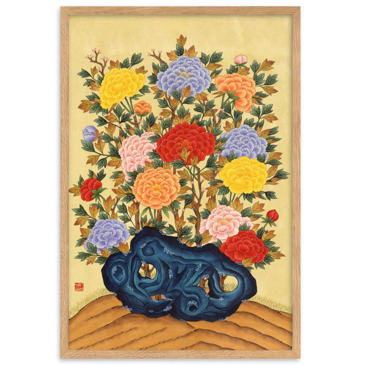 koreanische Pfingstrosen - Poster artlia