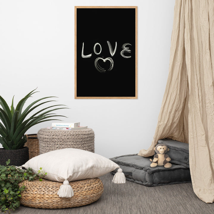 Love with Heart - Poster artlia