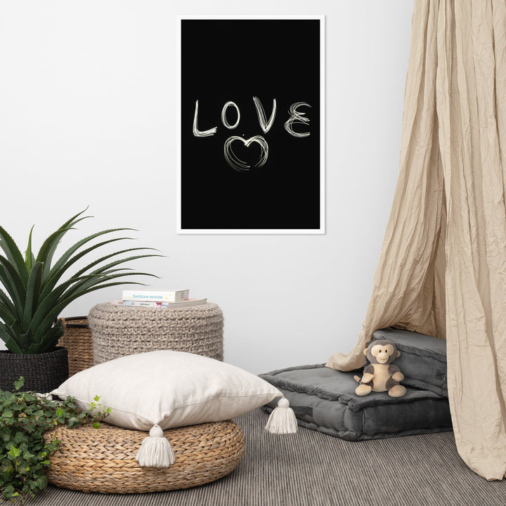 Love with Heart - Poster artlia