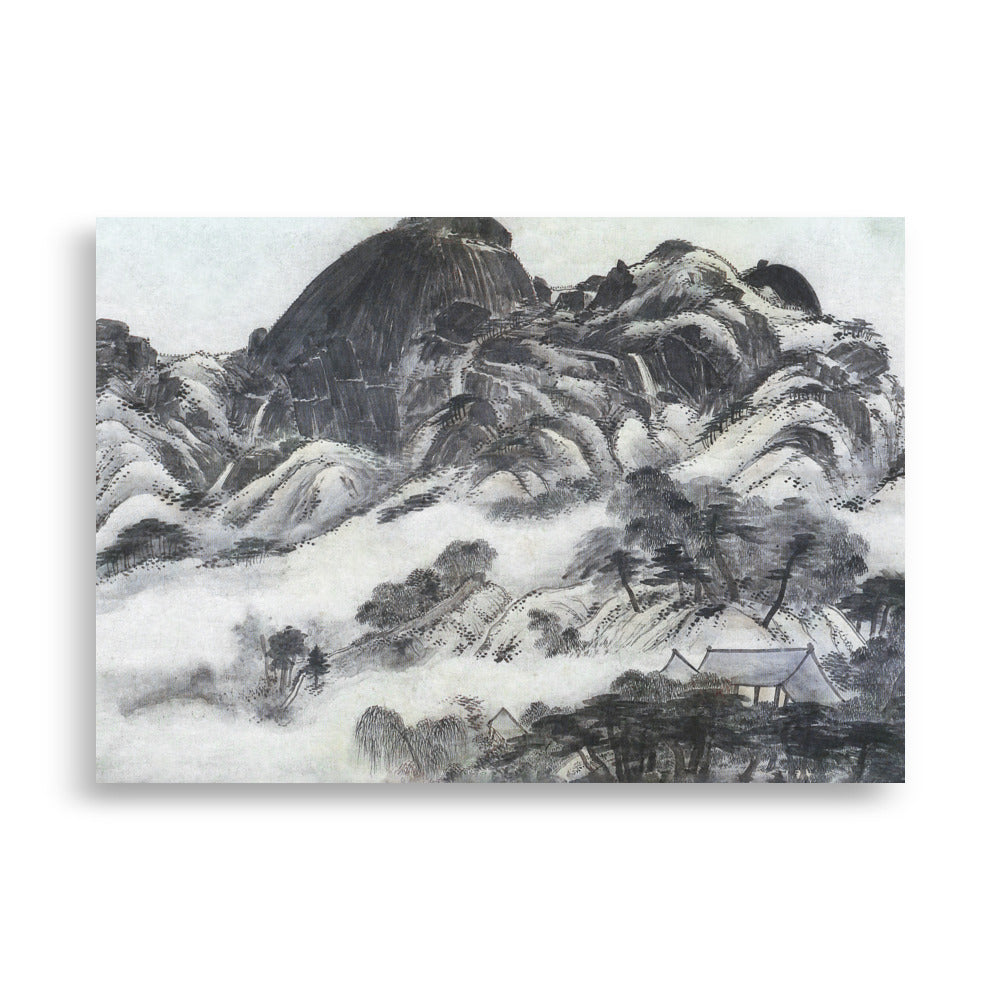Mountain after Rain, Inwangjesaekdo - Poster 21×30 cm artlia