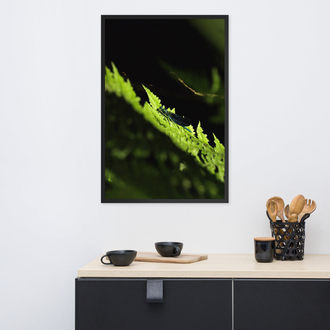 Poster - Grüne Libelle artlia