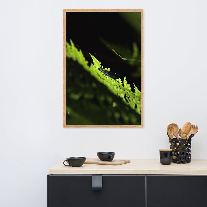 Poster - Grüne Libelle artlia