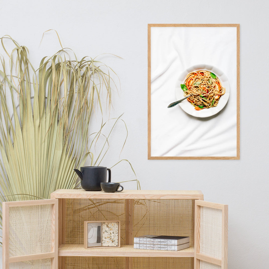 Poster - leckere Spaghetti artlia