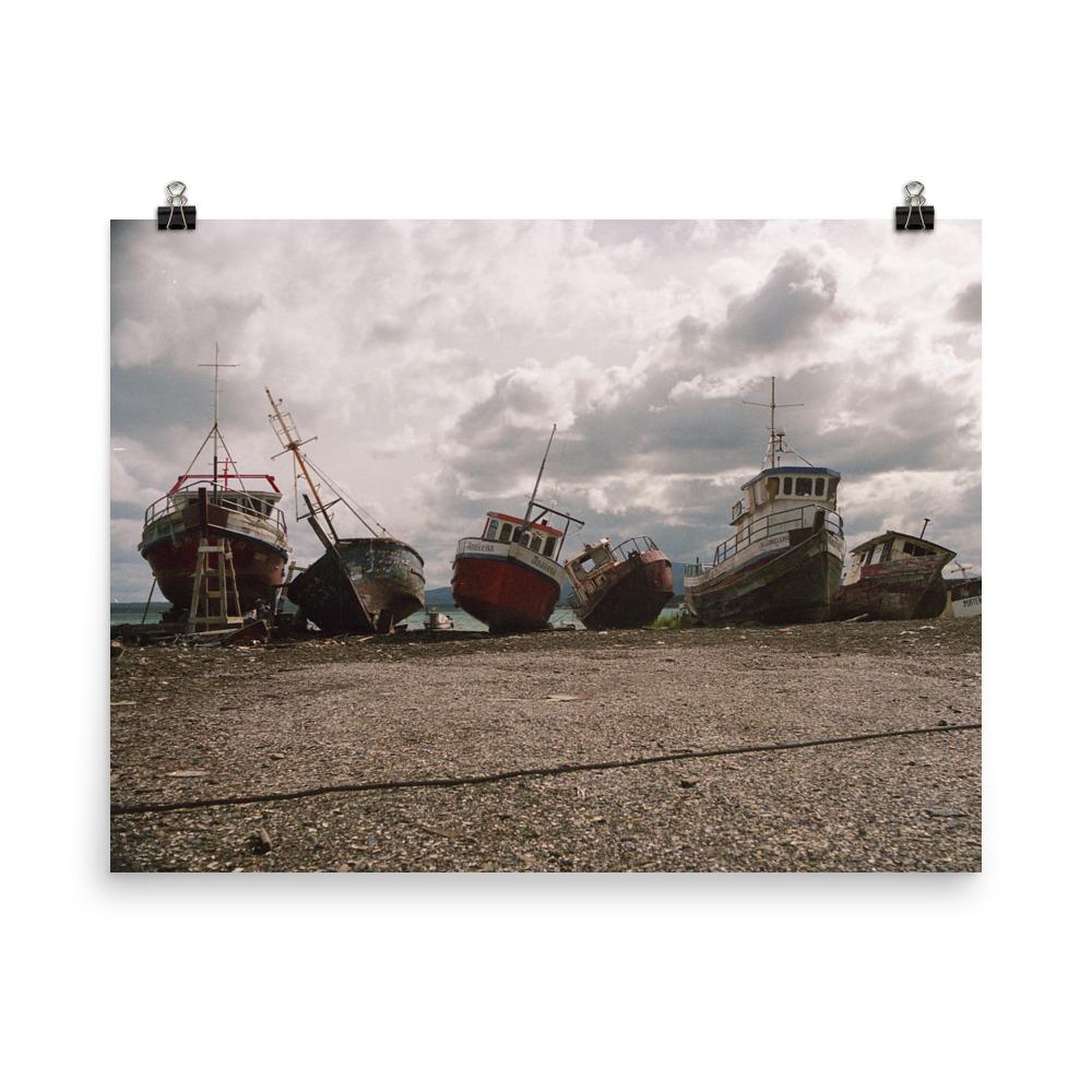 ruhende Schiffe - Poster 30x41 cm artlia