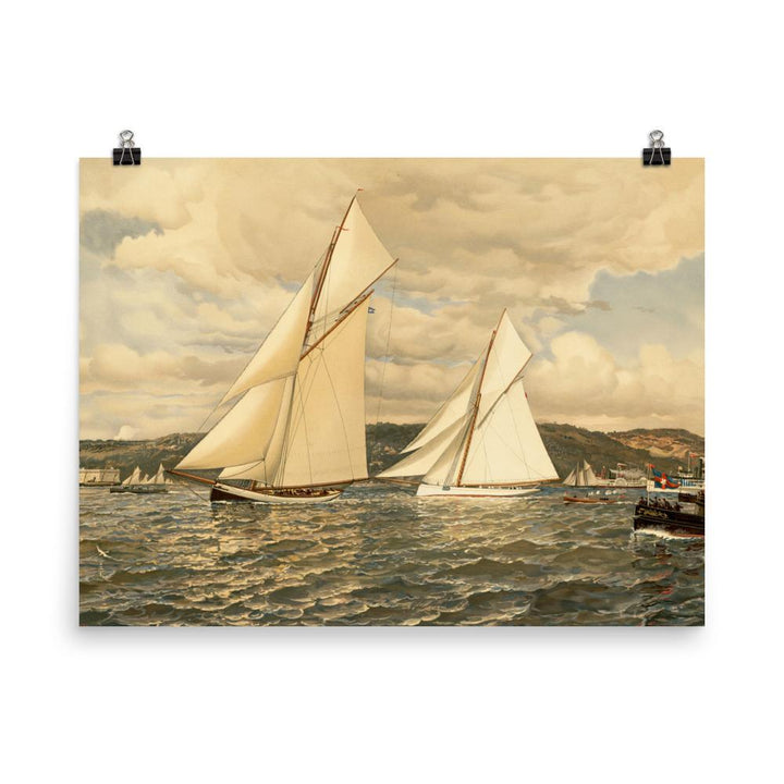 Schiffsrennen - Poster 30x41 cm artlia