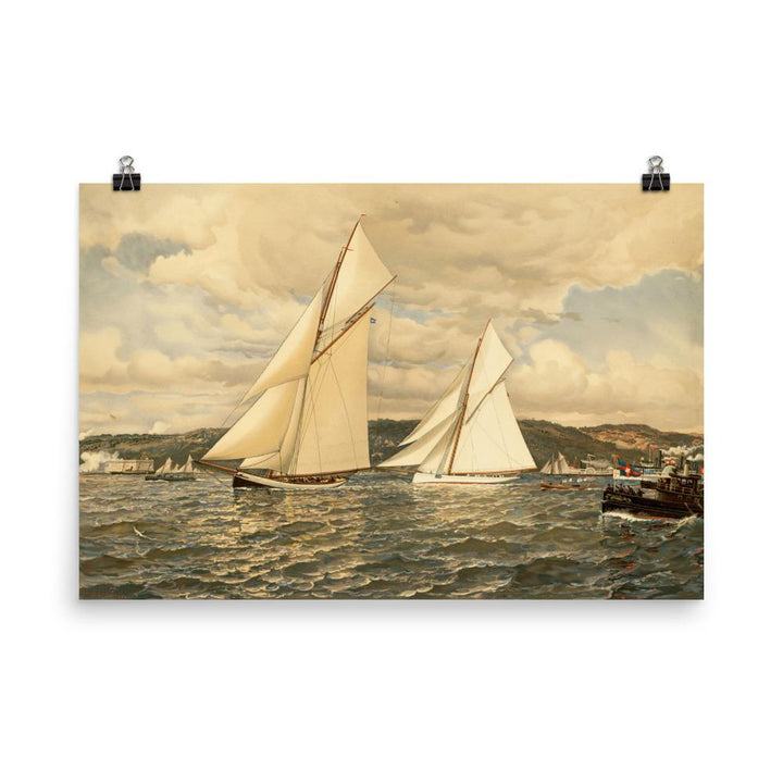 Schiffsrennen - Poster 30x45 cm artlia