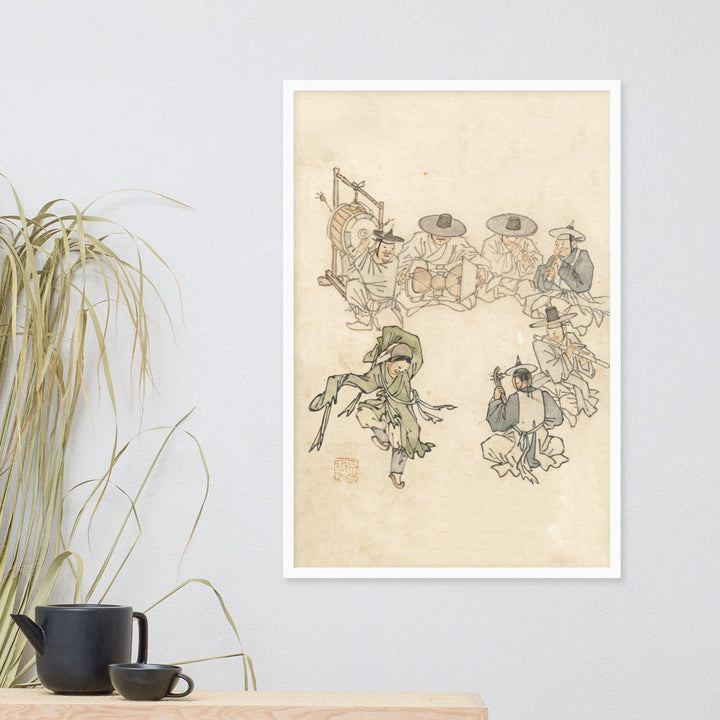 tanzendes Kind, Mudong, Kim Hong-do - Poster artlia