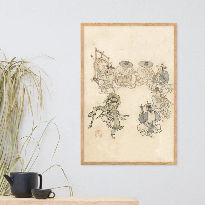 tanzendes Kind, Mudong, Kim Hong-do - Poster artlia