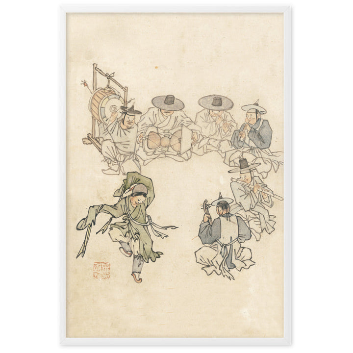 tanzendes Kind, Mudong, Kim Hong-do - Poster artlia