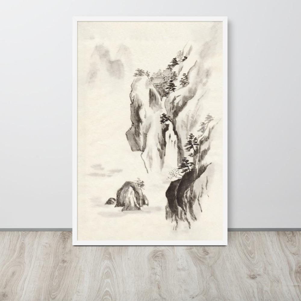 Poster - Tempel im Felsen artlia