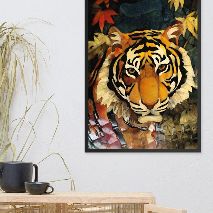 Poster - Tiger in Autumn artlia