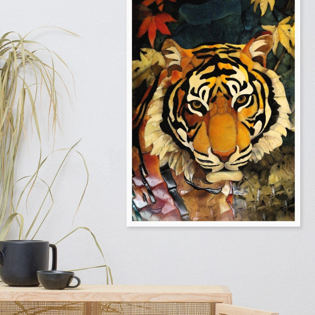 Poster - Tiger in Autumn artlia