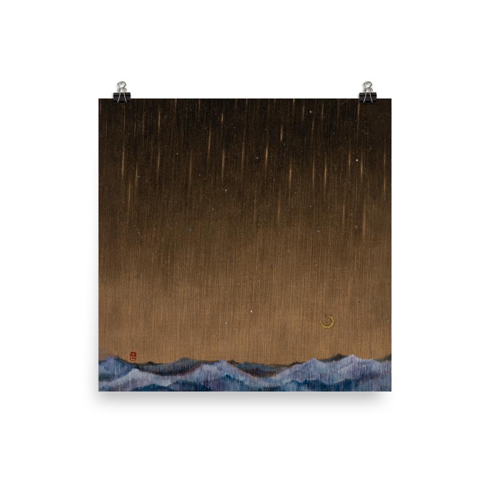 Poster - Walk the Night of Light 01 25x25 cm artlia