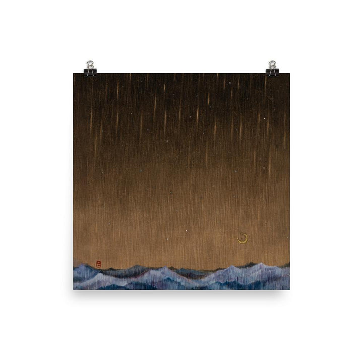Poster - Walk the Night of Light 01 25x25 cm artlia