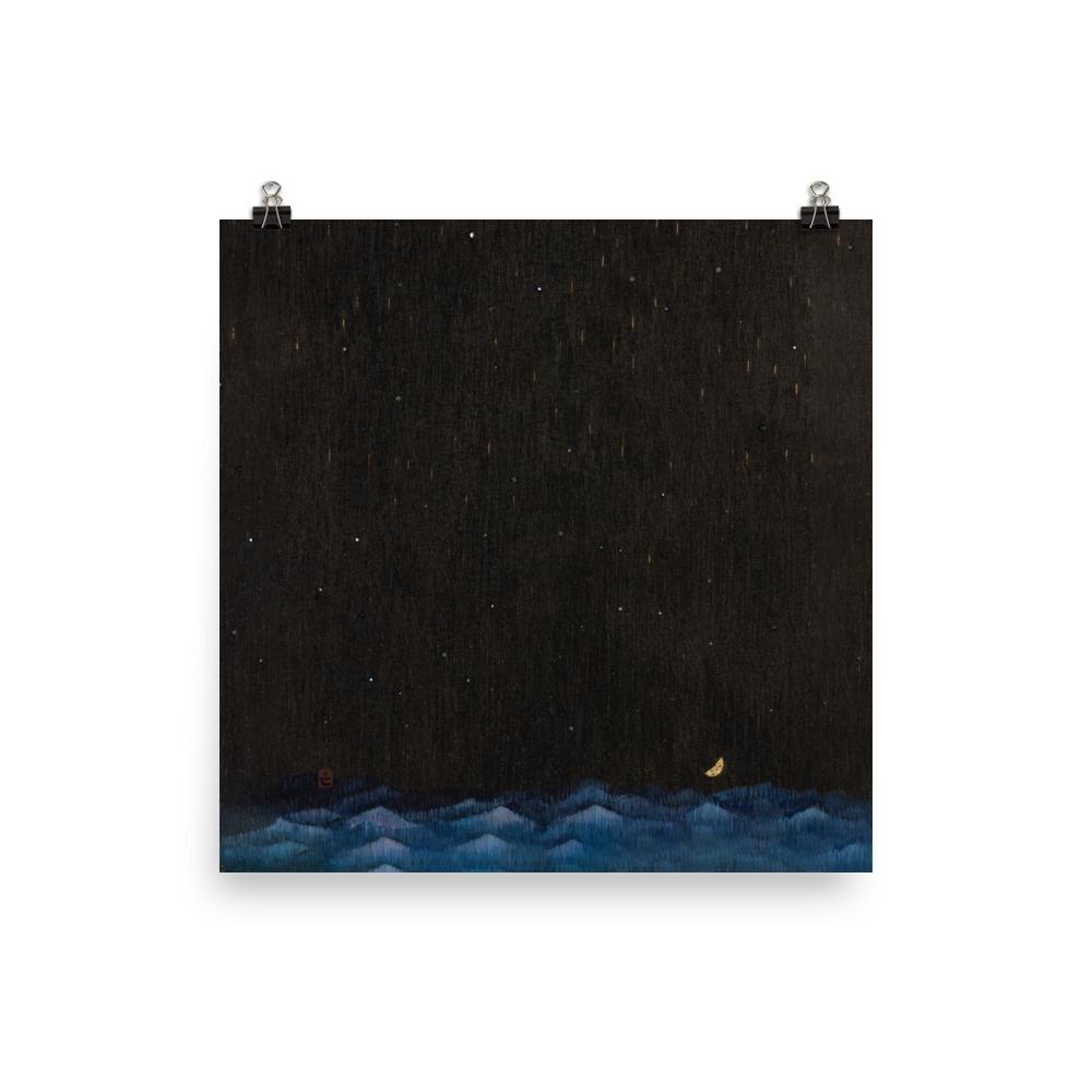 Poster - Walk the Night of Light 02 25x25 cm artlia