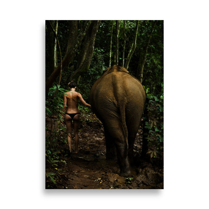 Poster - Walking into the Jungle 21×30 cm artlia