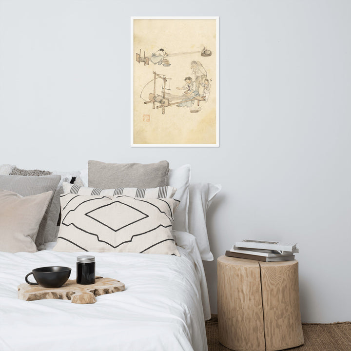 Poster - Weberei, Kim Hong-do artlia