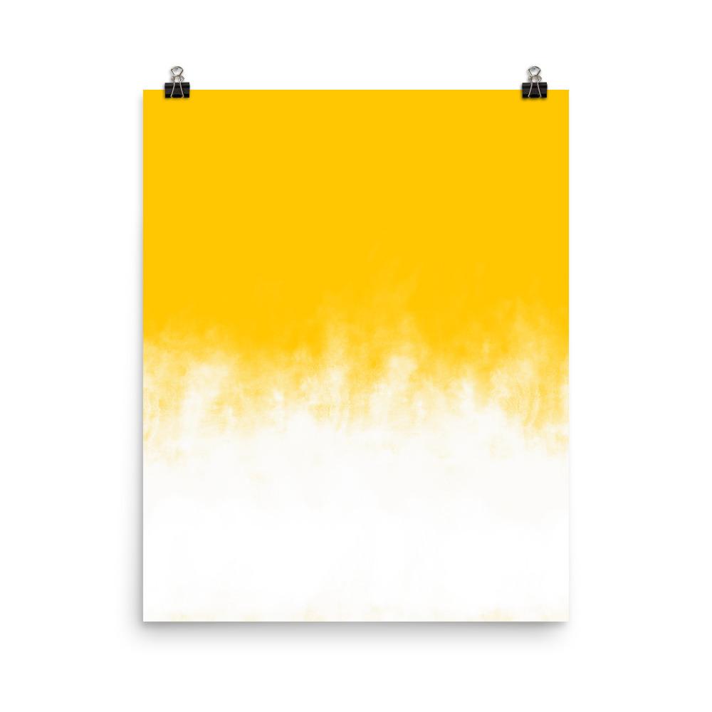 Poster - Yellow Gradient 20x25 cm artlia