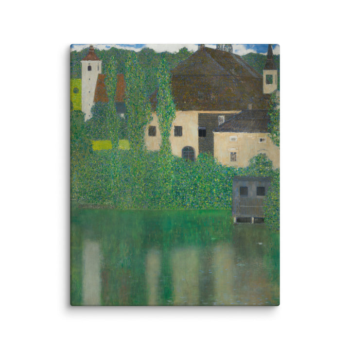Leinwand - Gustav Klimt, Wasserschloss Kammer am Attersee