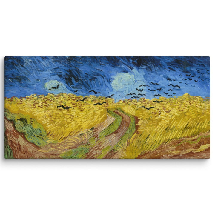 Leinwand - Van Gogh, Weizenfeld mit Krähen