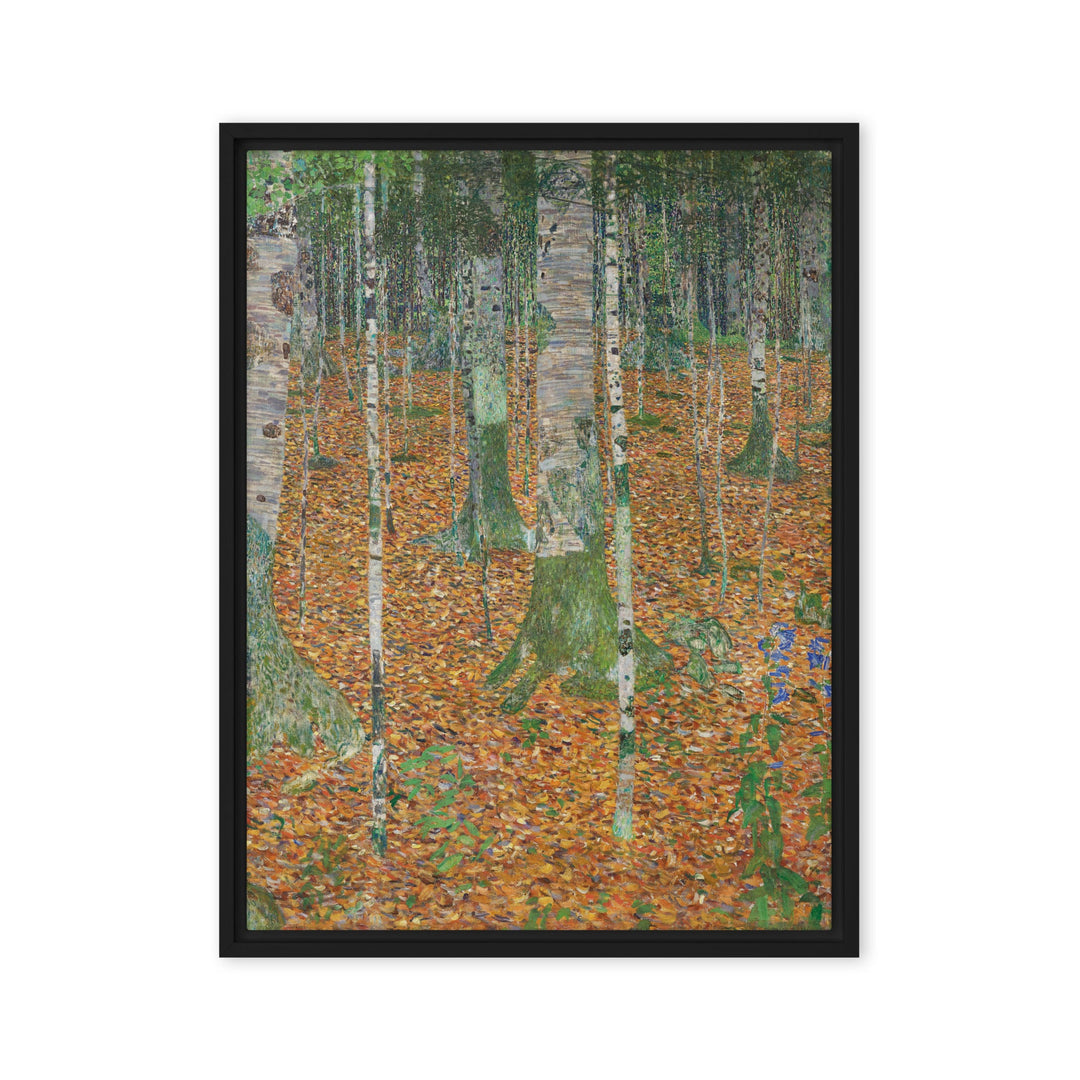 Leinwand - Gustav Klimt, Birkenwald Schwarz / 61x81 cm (24″×32″) artlia